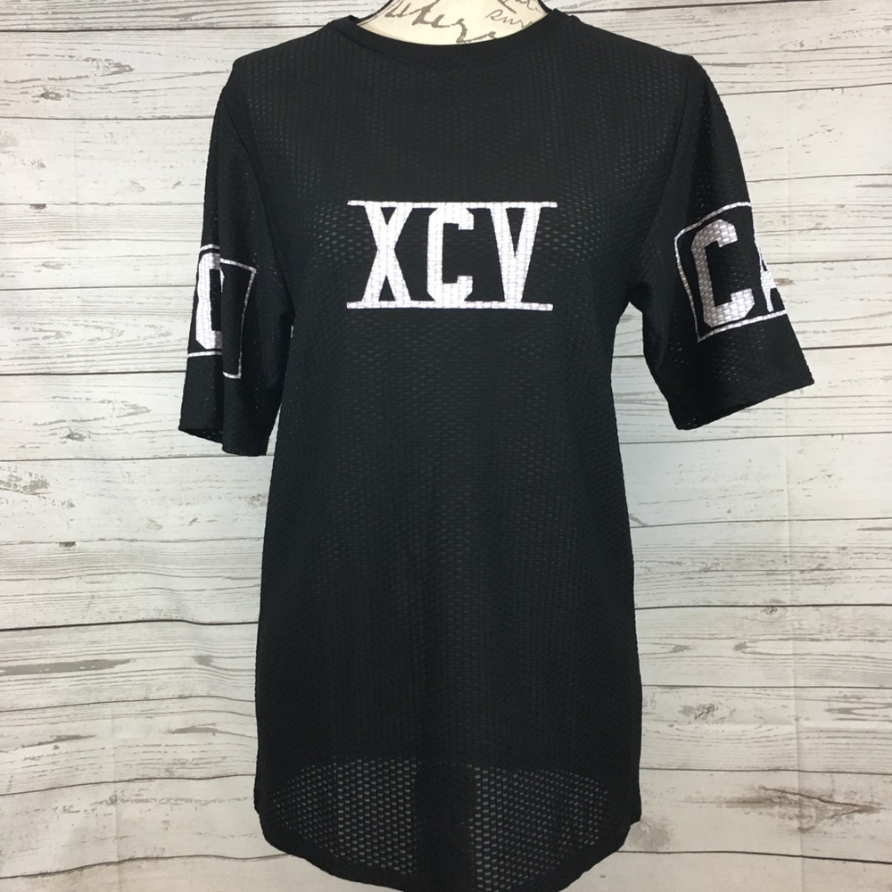 Top Shop Petite Mesh CALI Top